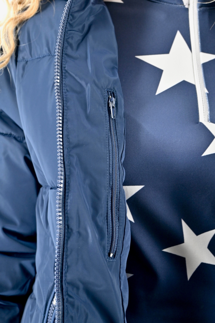 Tiger ski jacket - navy