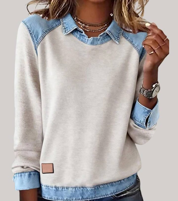 MILA | Elegante Trui met Verfijnde Details voor Dagelijkse Chic