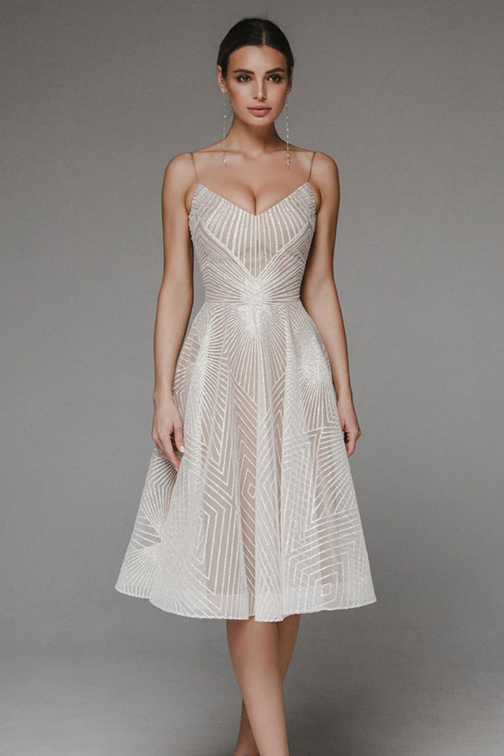 LEA | Elegante en Stralende Midi Jurk