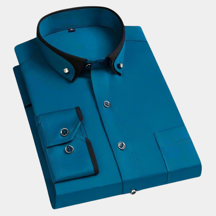 DORIAN™ | Ademend en kreukarm herenshirt voor werk en vrije tijd