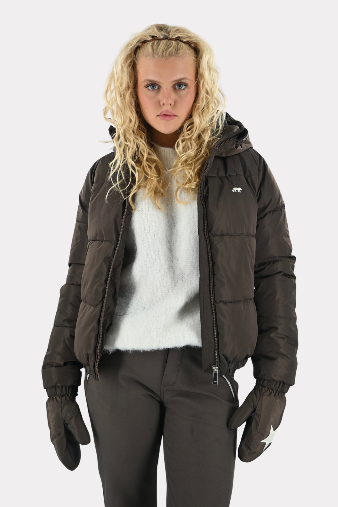 Tiger ski jacket - bruin