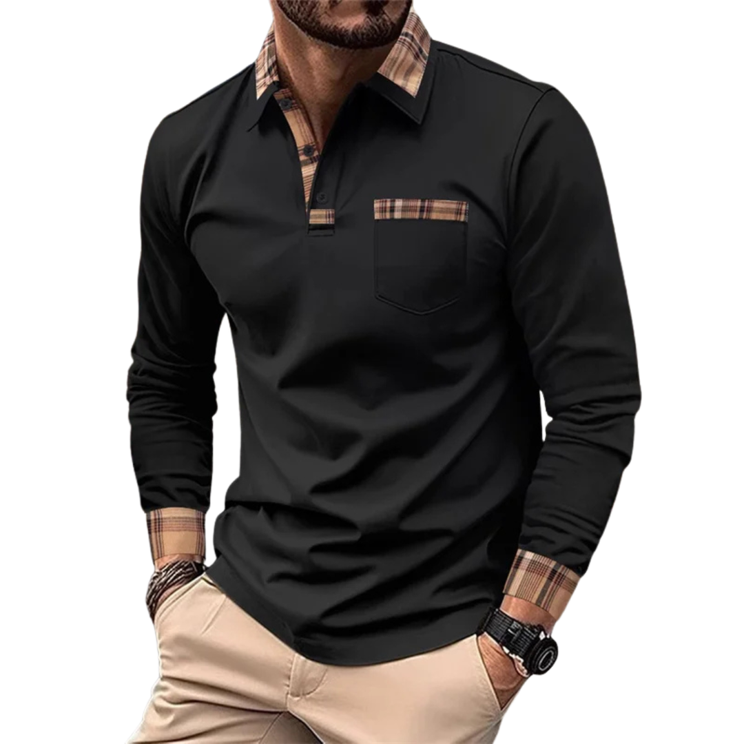 VALENTINO | LUXE POLO MET CHIQUE RUITDETAILS VOOR HEREN