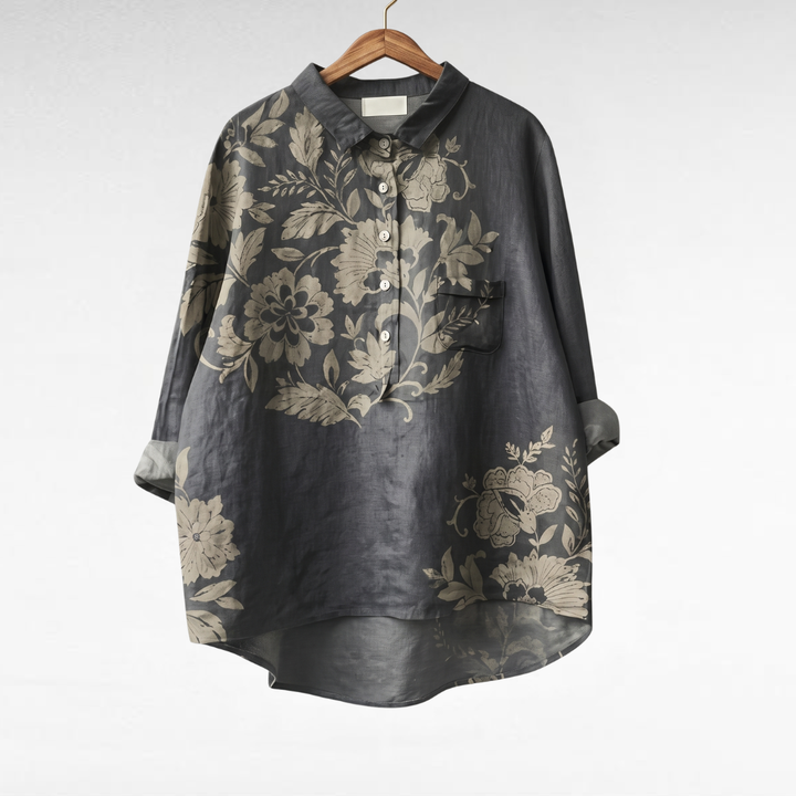 Winnie | Elegante damesoverhemd met bloemenprint