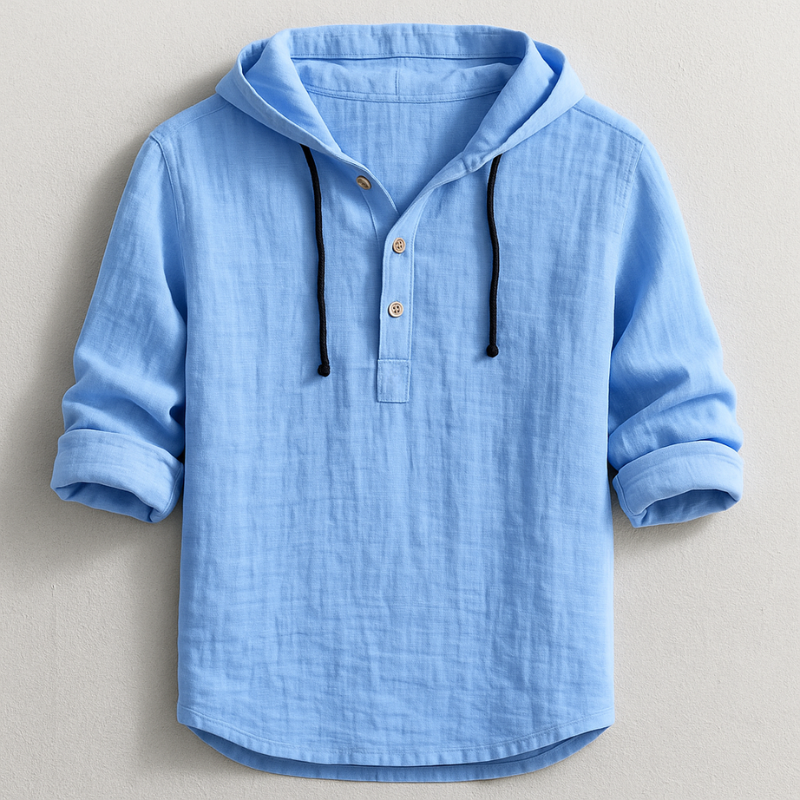 TINO | Casual Overhemd met Capuchon voor Heren Comfort & Stijlvolle Veelzijdigheid