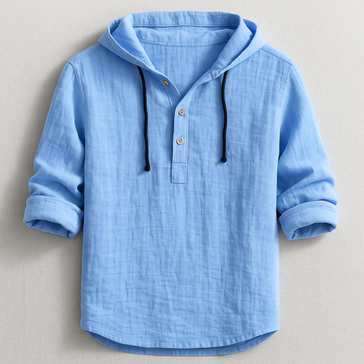 TINO | Casual Overhemd met Capuchon voor Heren Comfort & Stijlvolle Veelzijdigheid