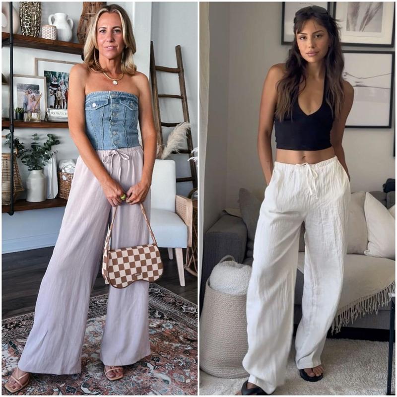 MARA | Zomerbroek met Wijde Pijpen voor Maximale Comfort en Elegante Dagstijl