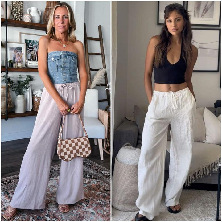 MARA | Zomerbroek met Wijde Pijpen voor Maximale Comfort en Elegante Dagstijl