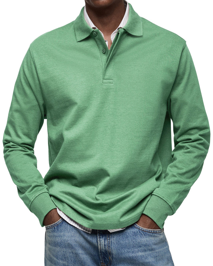 NIKOLAI® | Luxe lange mouwen polo