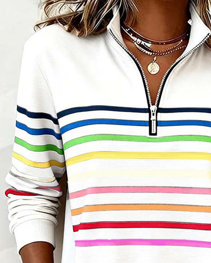 NINA | Casual Sweater met Comfort en Kleurrijke Stijl voor Elke Dag