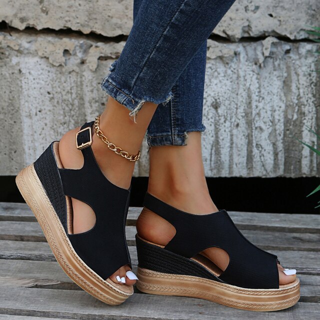 Maeve – Ontspannen Wedge Sandalen