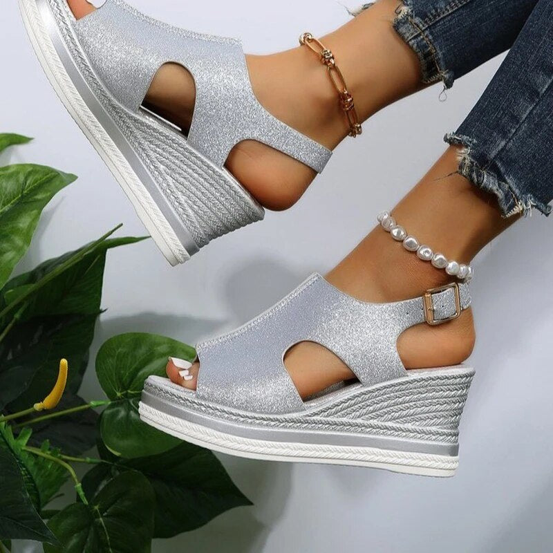 Maeve – Ontspannen Wedge Sandalen