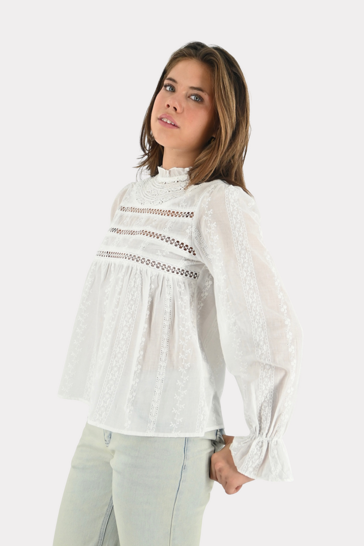 Amalien blouse - wit