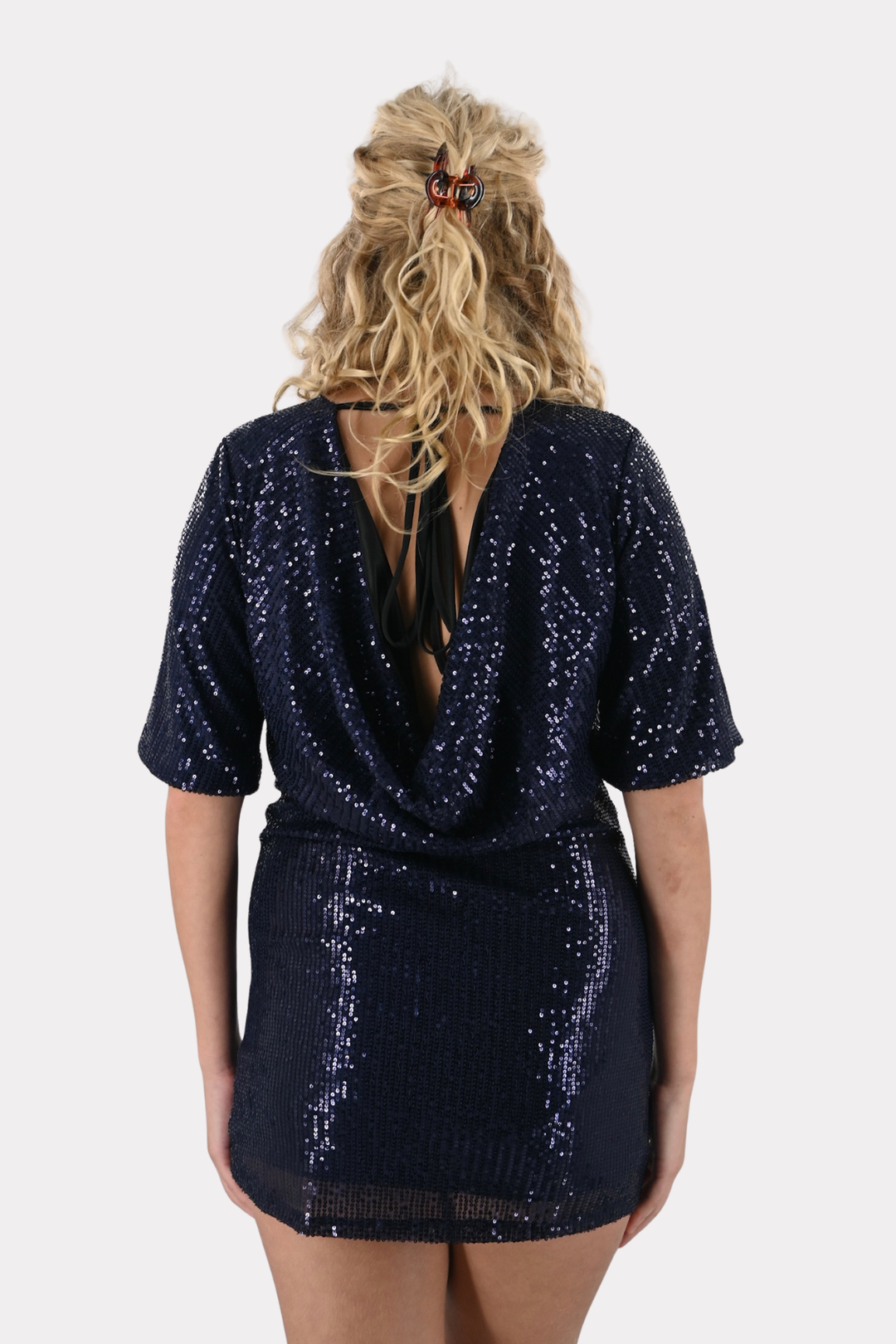 Disco dream dress - navy