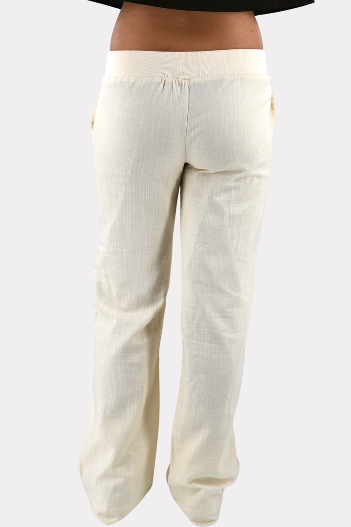 Linnen coast pants - beige