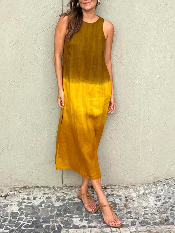 LISA | Lange Jurk met Natuurlijke Stijl en Omarmend Comfort voor Elke Gelegenheid