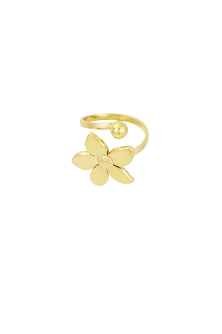 flower dot ring