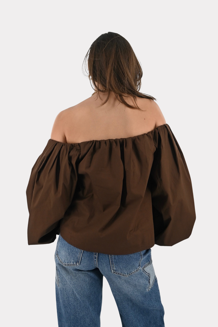 Febe blouse - bruin
