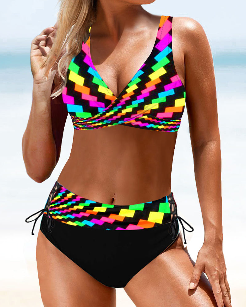 ELLIE | Kleurrijke en Elegante Bikini