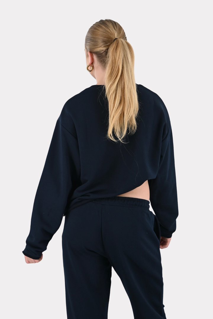 College sweater - navy