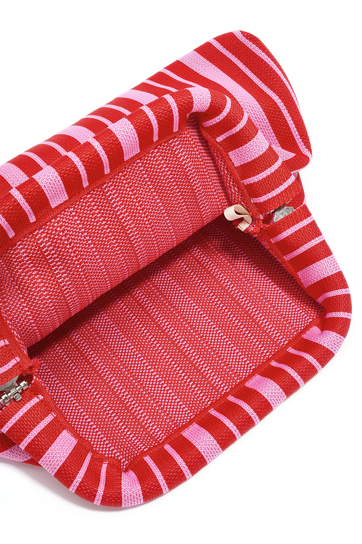 Crossbodytassen met strepen van polyester. Accessoires.