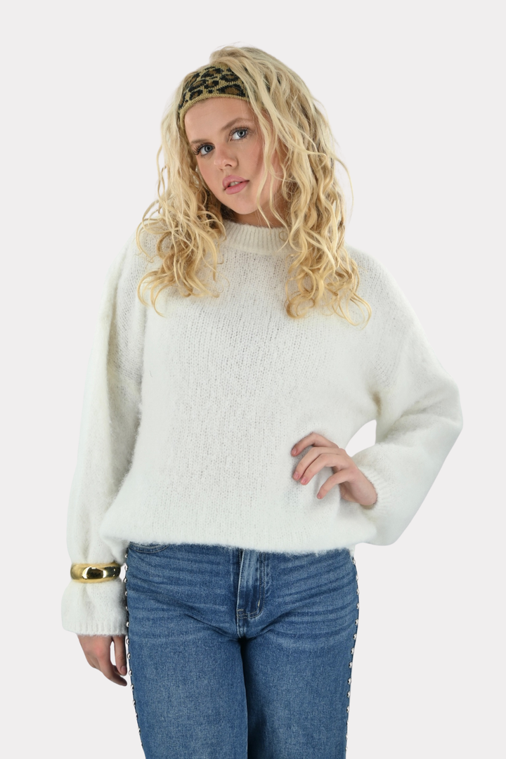 Faye knit - wit