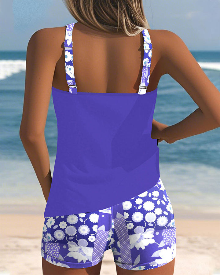 JANA | Tweedelig Badpak met Comfortabele Pasvorm en Bloemig Strandstijl