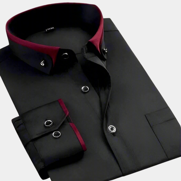 DORIAN™ | Ademend en kreukarm herenshirt voor werk en vrije tijd