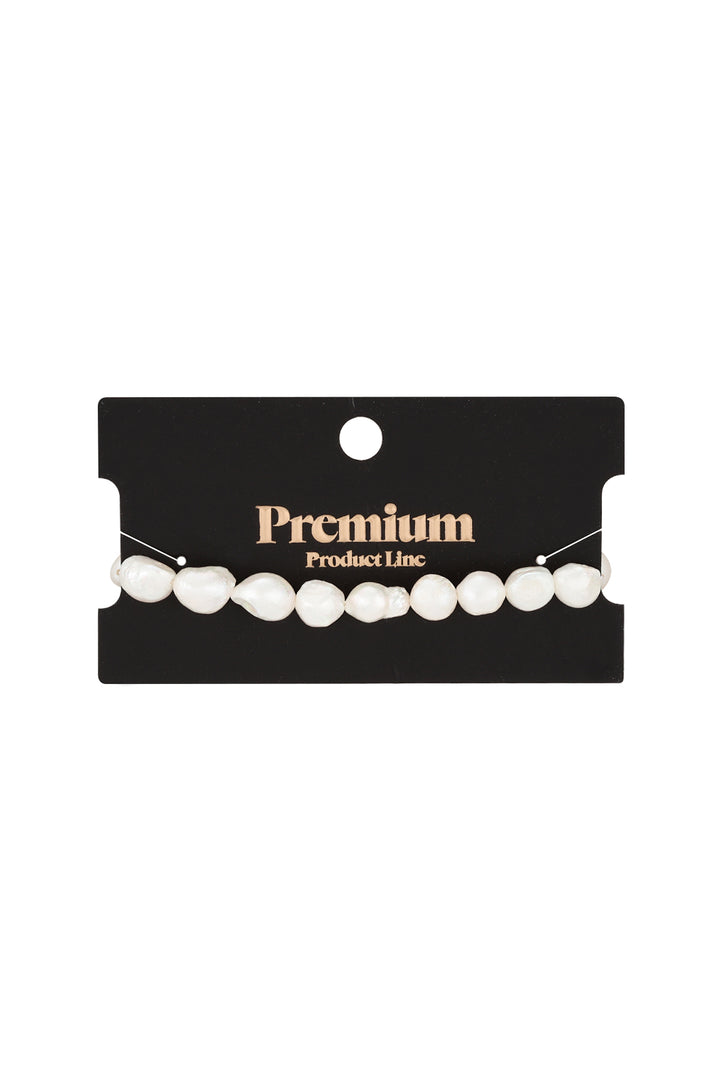 Armband parel hart sluiting Goud kleur Stainless Steel