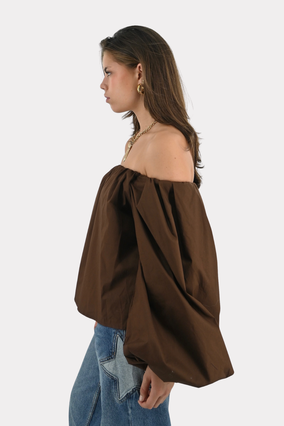 Febe blouse - bruin
