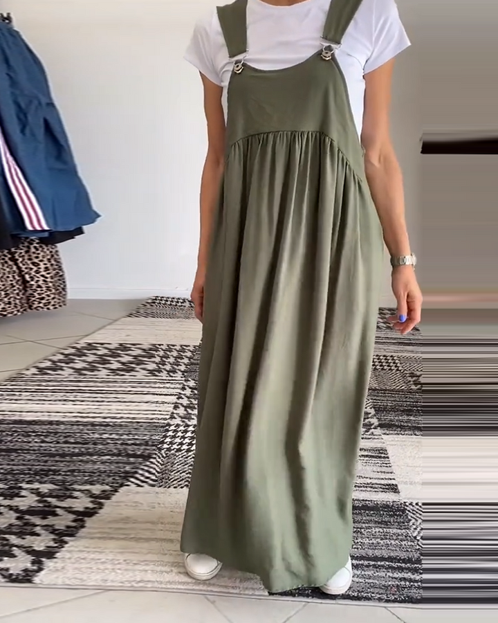 KARA | Casual-Chic Mouwloos Vloeiend Jurk