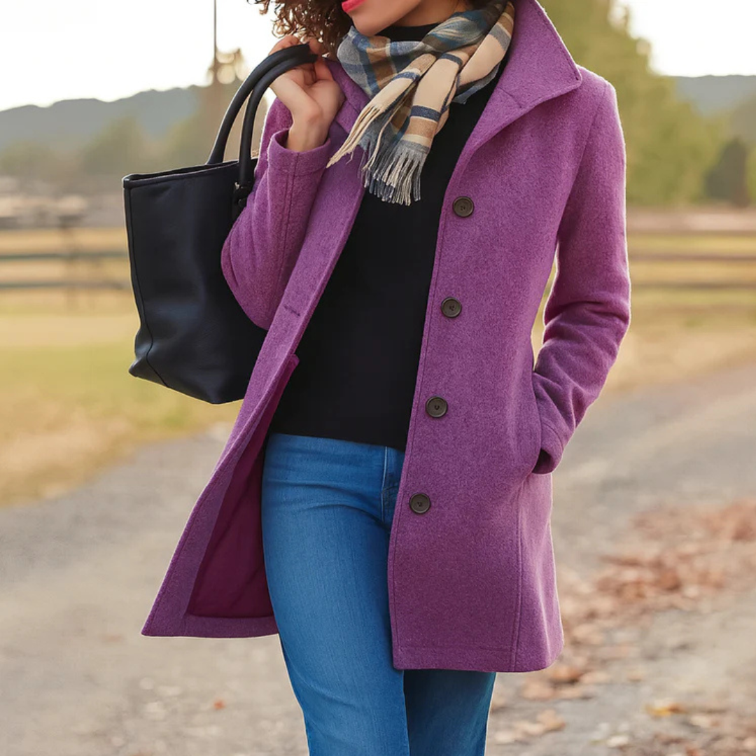 MARINA | Elegante Jas met Omarmende Warmte en Tijdloze Stijl