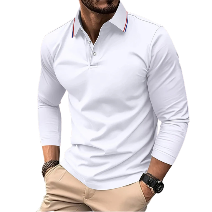 SVEN | PREMIUM CASUAL POLO MET CONTRASTERENDE Kraag