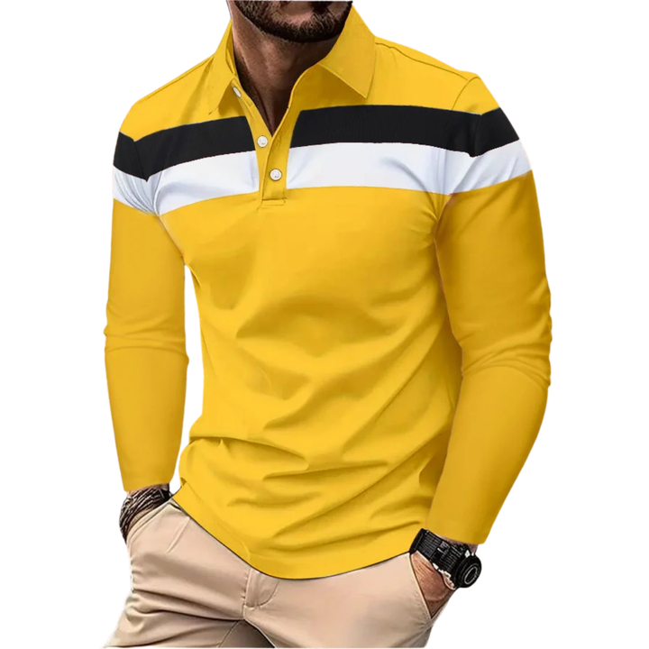 MAXIMILIAN | POLO MET TRICOLORE STREPEN VOOR HEREN