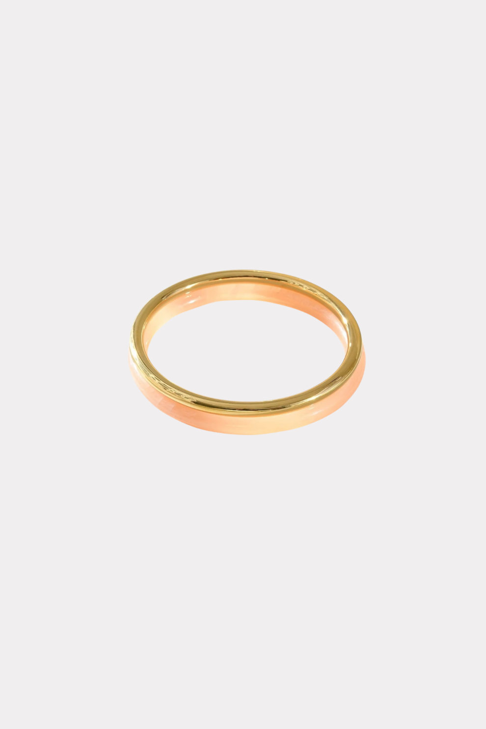 Pop of color bracelet - goud/koraal