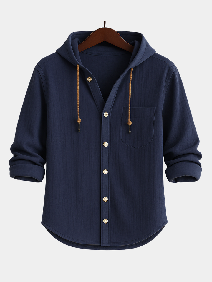 MARINO | Overhemd met Capuchon voor Modern Comfort en Veelzijdige Stijl