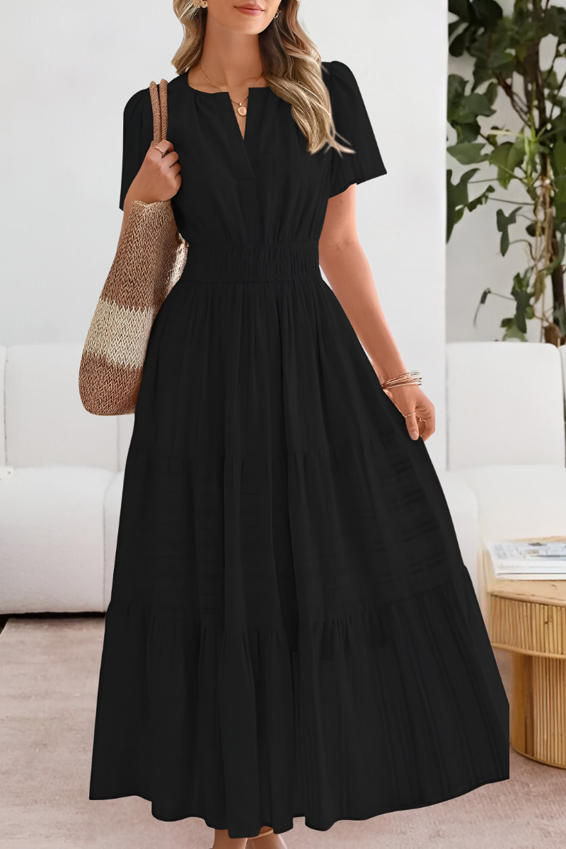 MINA | Lange Boho Jurk voor de Zomer