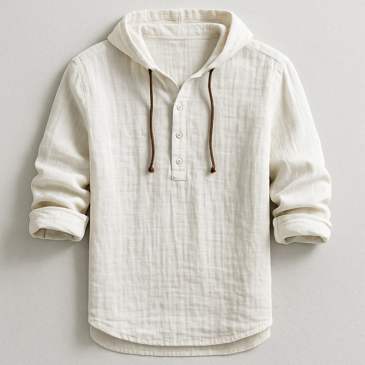 TINO | Casual Overhemd met Capuchon voor Heren Comfort & Stijlvolle Veelzijdigheid