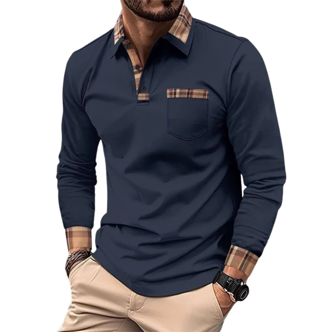 VALENTINO | LUXE POLO MET CHIQUE RUITDETAILS VOOR HEREN