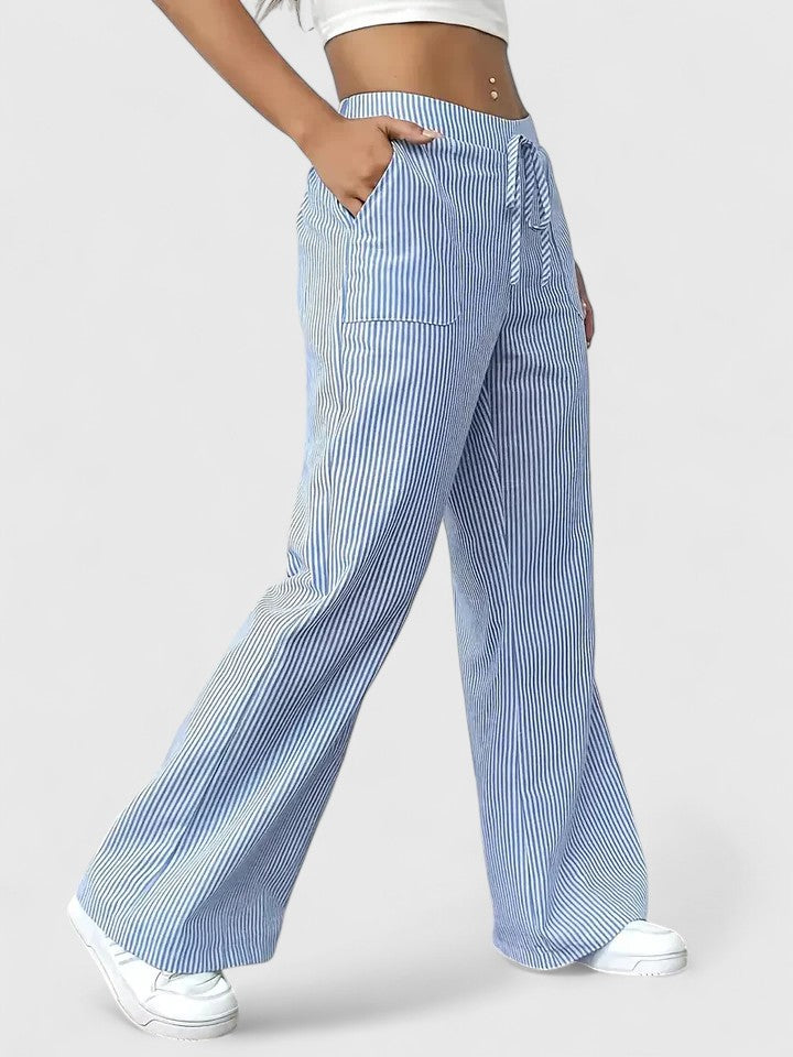 NOMI | Ruime en comfortabele broeken met elegante details