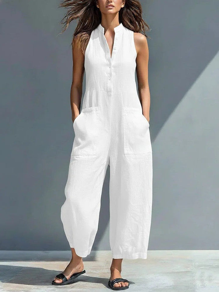 Lucinda | Elegante Mouwloze Jumpsuit