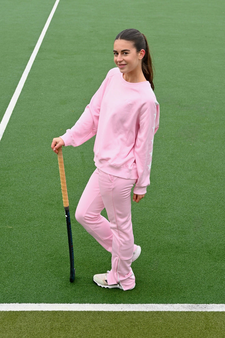 Trainings tiger pants - baby pink