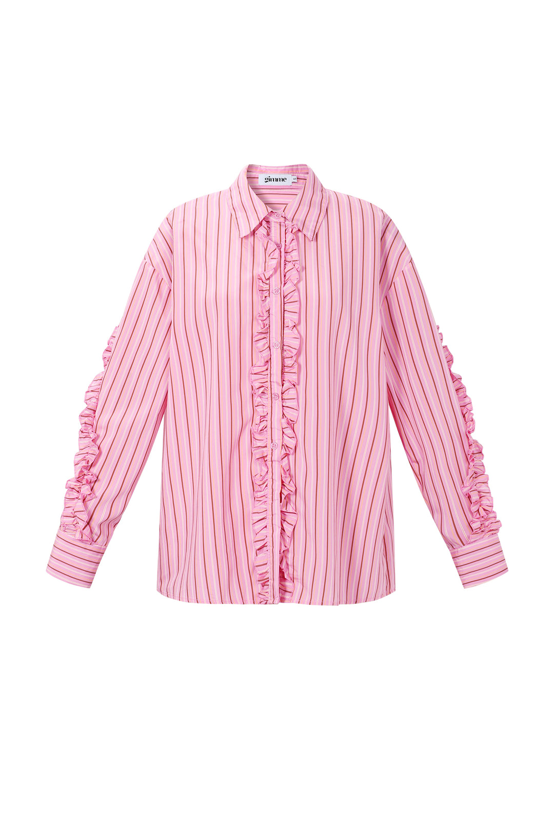 Blouse met ruches