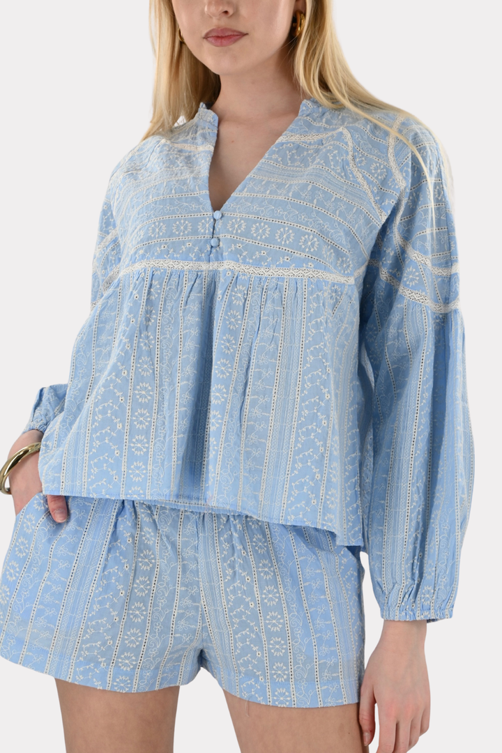 Dune blouse - licht blauw