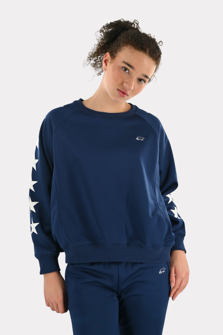 Trainings tiger sweater - navy