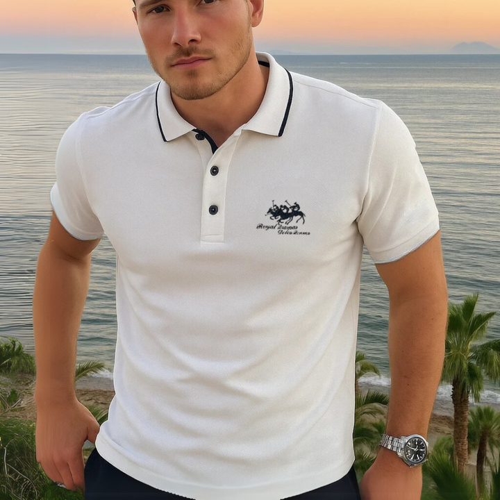 AXEL | Herenpolo met Moderne Pasvorm en Ademend Comfort voor Dagelijks Stijlvol Gebruik
