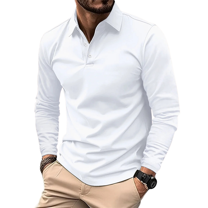 RODERICK | LUXE LANGERMIGE POLO VOOR HEREN