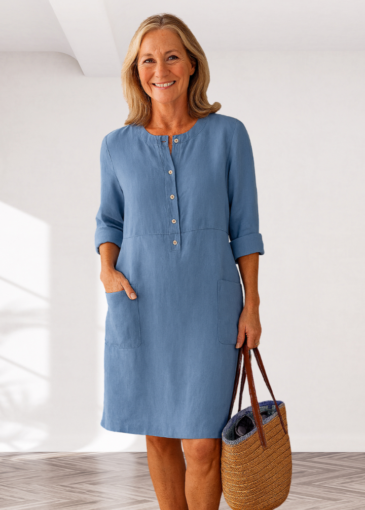 MIO | Casual Damesjurk met Relaxte Pasvorm en Tijdloze Look voor Elke Dag