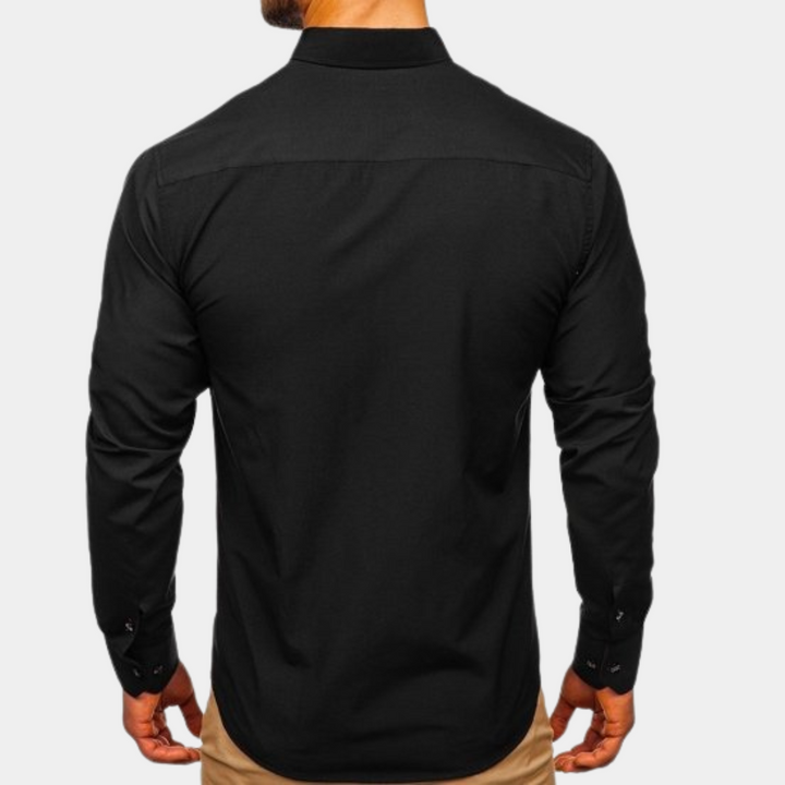 DORIAN™ | Ademend en kreukarm herenshirt voor werk en vrije tijd