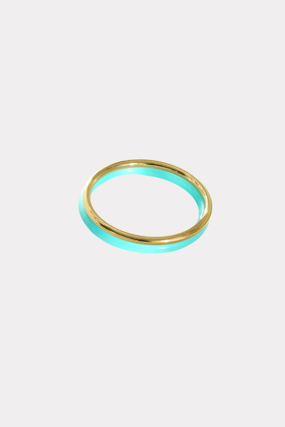 Pop of color bracelet - goud/blauw