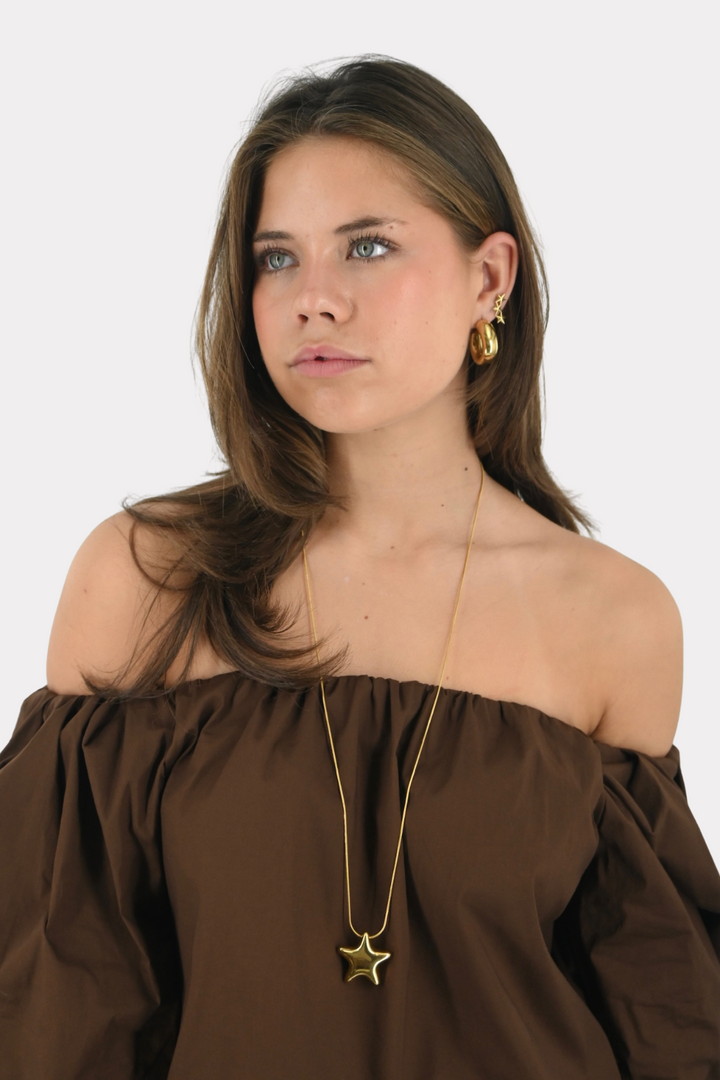 Starry dreams necklace - by tiger - goud